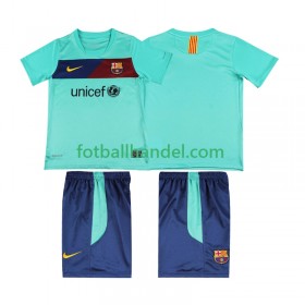 Barn Fotballdrakter FC Barcelona 2010 2011 Borte Retro Kortermet
